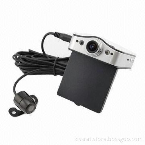 Car Recorder with External Rear Lens, Dual Lens, Picture-in-picture Function